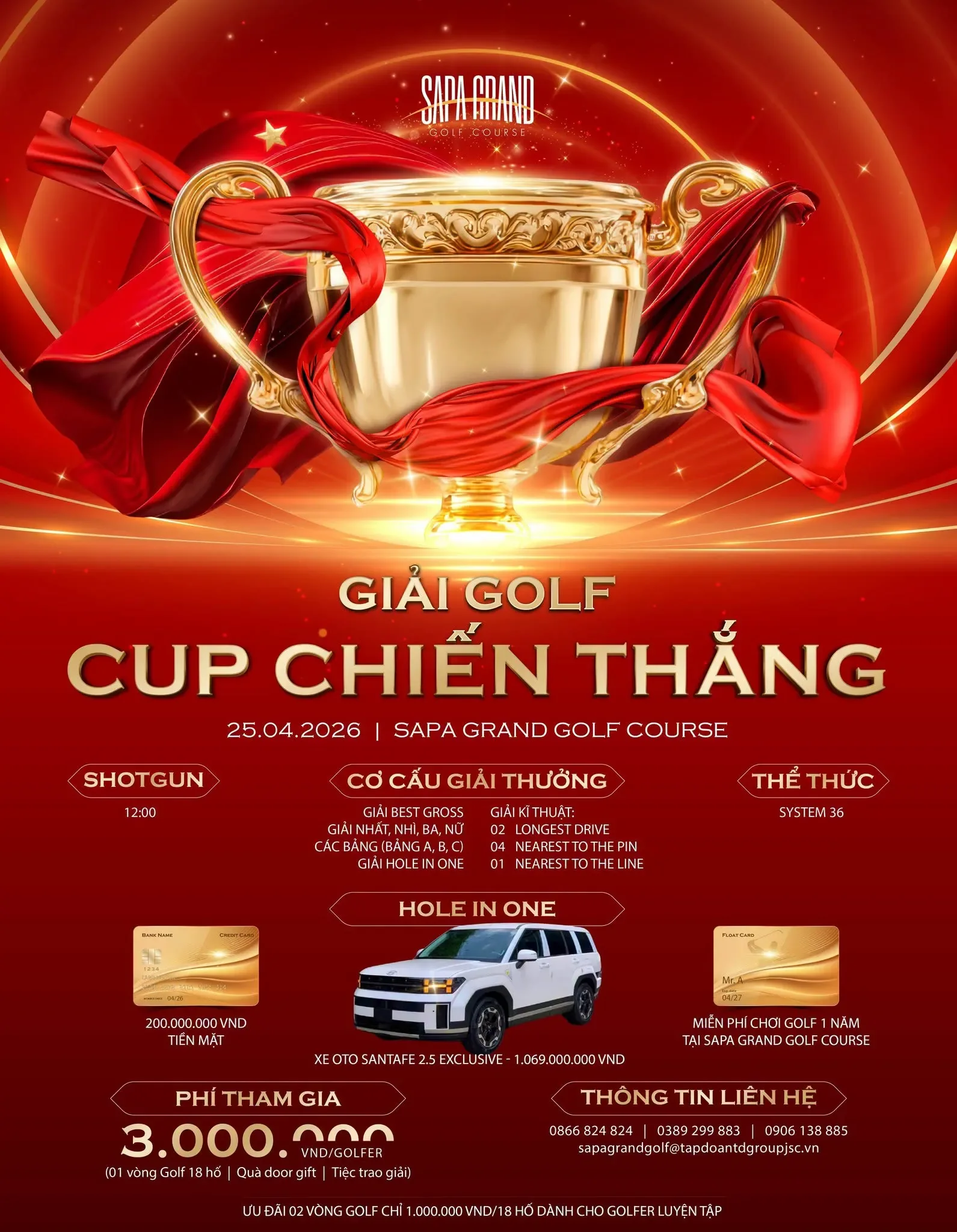 Victory Cup 2026 - Premier Golf Tournament at Sapa Grand Golf Course