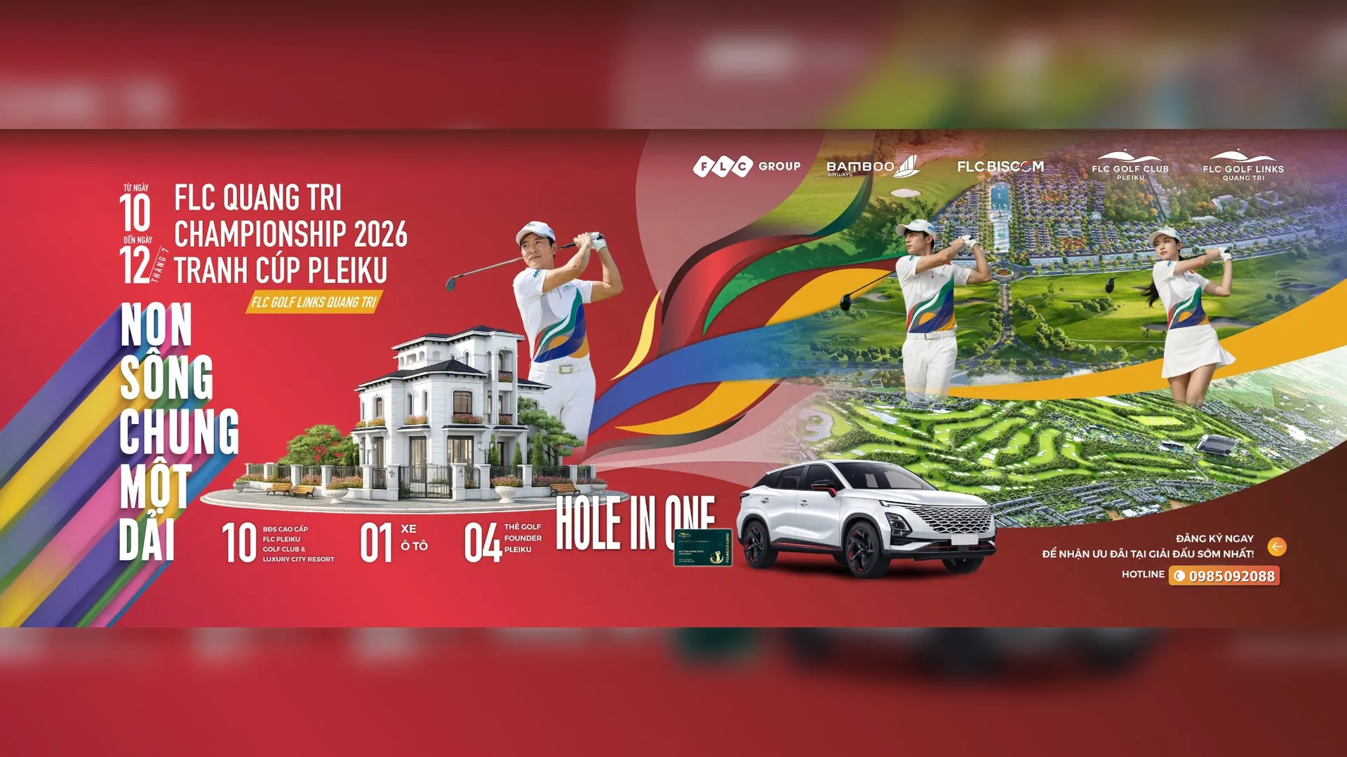 FLC Quảng Trị Championship 2026 — 120 Billion VND HIO Golf Tournament Competing for the Pleiku Cup